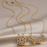 ⁦Linked Hearts Necklace⁩ - الصورة ⁦3⁩